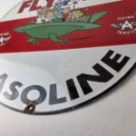 Vintage Flying A Gasoline Sign – The Jetsons Gas Service Station Porcelain Sign - Image 14