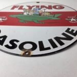 Vintage Flying A Gasoline Sign – The Jetsons Gas Service Station Porcelain Sign - Image 10