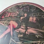 Vintage Ford Sign – Elvira Mistress Porcelain Gas Pump Station Sign - Image 12