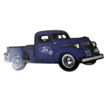 Vintage Ford Trucks Sign – Gas Motor Oil Pump Automotive Service Porcelain Sign - Image 2