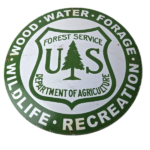 Vintage Forest Service Sign – Agricultural Outdoor Camp Gas Pump Porcelain Sign - Image 2