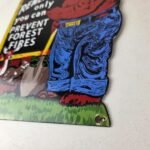 Vintage Forest Service Sign – Smokey Remember Forest Fires Gas Porcelain Sign - Image 14