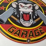 Vintage Gas Monkey Garage Porcelain Sign – Gas Pump Service Station Shop Sign - Image 11