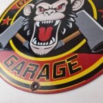 Vintage Gas Monkey Garage Porcelain Sign – Gas Pump Service Station Shop Sign - Image 14