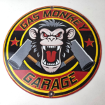 Vintage Gas Monkey Garage Porcelain Sign – Gas Pump Service Station Shop Sign - Image 15