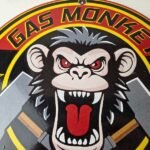 Vintage Gas Monkey Garage Porcelain Sign – Gas Pump Service Station Shop Sign - Image 3