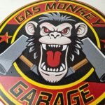 Vintage Gas Monkey Garage Porcelain Sign – Gas Pump Service Station Shop Sign - Image 4