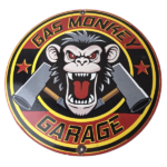 Vintage Gas Monkey Garage Porcelain Sign – Gas Pump Service Station Shop Sign - Image 2