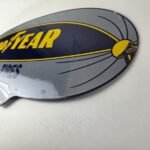 Vintage Goodyear Blimp Sign – Porcelain Gas Service Tires Advertising Sign - Image 13