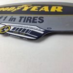 Vintage Goodyear Blimp Sign – Porcelain Gas Service Tires Advertising Sign - Image 10