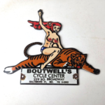 Vintage Harley Davidson Motorcycles Sign – Boutwell's Porcelain Gas Pump Sign - Image 15