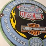 Vintage Harley Davidson Motorcycles Sign – Classic Ride Porcelain Gas Pump Sign - Image 6