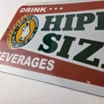 Vintage Hippo Size Porcelain – Gas Pump Drink Big Bottles Soda Beverage Sign - Image 13