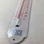 Vintage Honda Automobiles Sign – Service Gas Pump Sign on Porcelain Thermometer - Image 14