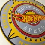 Vintage Hot Wheels Sign – Mattel Die Cast Toy Car Porcelain Gas Pump Sign - Image 6