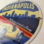 Vintage Indianapolis Speedway Sign – Porcelain Motor Racing Automobilia Sign - Image 13