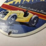 Vintage Indianapolis Speedway Sign – Porcelain Motor Racing Automobilia Sign - Image 14