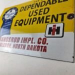 Vintage International Harvester Sign – Tractors Truck Service Gas Porcelain Sign - Image 13