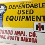 Vintage International Harvester Sign – Tractors Truck Service Gas Porcelain Sign - Image 4