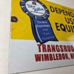 Vintage International Harvester Sign – Tractors Truck Service Gas Porcelain Sign - Image 6