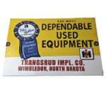 Vintage International Harvester Sign – Tractors Truck Service Gas Porcelain Sign - Image 2