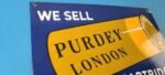 Vintage James Purdey Sign – Hunting Firearm Makers Shot Gun Gas Porcelain Sign - Image 5