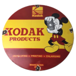 Vintage Kodak Camera Sign – Photos Manufacturer Mickey Gas Pump Porcelain Sign - Image 2