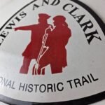 Vintage Lewis & Clark Sign – National Historic Trails Porcelain Gas Pump Sign - Image 4
