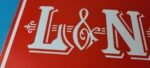 Vintage Louisville Nashville Railroad Sign – Trains Railway Porcelain Gas Sign - Image 3