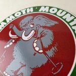 Vintage Mammoth Mountain Sign – California Ski Park Gas Pump Porcelain Sign - Image 12