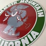 Vintage Mammoth Mountain Sign – California Ski Park Gas Pump Porcelain Sign - Image 13