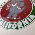 Vintage Mammoth Mountain Sign – California Ski Park Gas Pump Porcelain Sign - Image 14