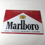 Vintage Marlboro Cigarette Sign – Porcelain Tobacco Gas Pump Store Sign - Image 15