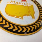 Vintage Masters Golf Sign – Golfing Sales Clubs Dealer Porcelain Gas Pump Sign - Image 11