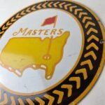 Vintage Masters Golf Sign – Golfing Sales Clubs Dealer Porcelain Gas Pump Sign - Image 13