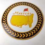 Vintage Masters Golf Sign – Golfing Sales Clubs Dealer Porcelain Gas Pump Sign - Image 15