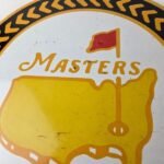 Vintage Masters Golf Sign – Golfing Sales Clubs Dealer Porcelain Gas Pump Sign - Image 3