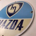 Vintage Mazda Porcelain Sign | Automobile Repair Shop Gas Pump - Image 13
