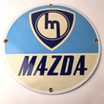 Vintage Mazda Porcelain Sign | Automobile Repair Shop Gas Pump - Image 15