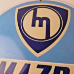 Vintage Mazda Porcelain Sign | Automobile Repair Shop Gas Pump - Image 3