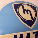 Vintage Mazda Porcelain Sign | Automobile Repair Shop Gas Pump - Image 5