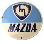 Vintage Mazda Porcelain Sign | Automobile Repair Shop Gas Pump - Image 2