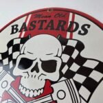 Vintage Mean Old Bastards Sign – Hot Rod Rat Fink Motorcycles Porcelain Ad Sign - Image 12