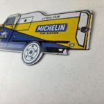 Vintage Michelin Tires Bibendum Sign – Gas Pump Automobile Sales & Service Sign - Image 13