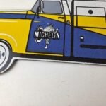 Vintage Michelin Tires Bibendum Sign – Gas Pump Automobile Sales & Service Sign - Image 3