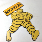 Vintage Michelin Tires Sign – Gas Oil Pump Plate Garage Motorcycle Service Sign - Image 15