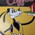 Vintage Mickeys Coffee Sign – Disney Blend Goofy Advertising Sign - Image 3