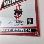 Vintage Monopoly Sign – Board Game Porcelain Gas Pump Monopoly Man Sign - Image 14