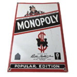 Vintage Monopoly Sign – Board Game Porcelain Gas Pump Monopoly Man Sign - Image 2