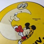 Vintage Moon Eyes Sign – Speed Equipment Mickey Mouse Porcelain Gas Pump Sign - Image 12